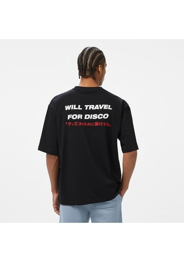 Unıted4 Disco Erkek Siyah T-shirt Dısco Siyah