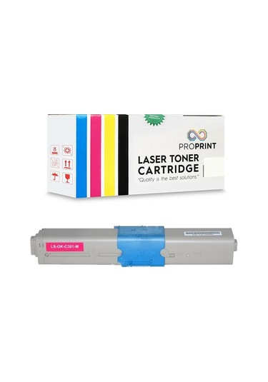 Proprint Oki C301 Uyumlu Toner Seti 4 Renk CMYK MC342Dnw