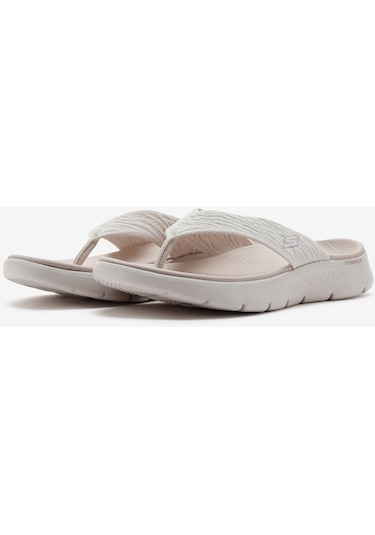 Skechers Go Walk Flex Sandal - Splendor Kadın Bej Parmak Arası Terlik 141404 Nat Bej Skechers Go Walk Flex Sandal - Splendor Kadın Bej Parmak Arası Terlik 141404 Nat Bej