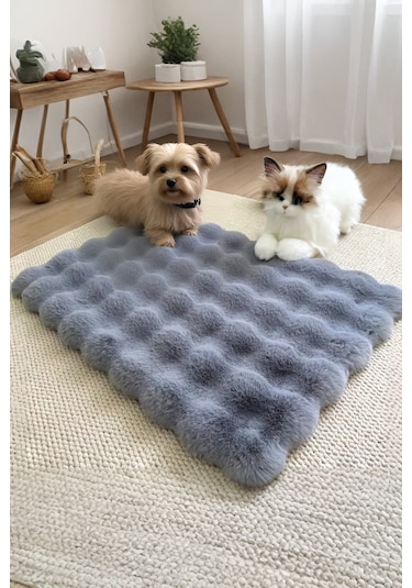 My Evilla Peluş Yumuşak Yıkanabilir Bubble Kedi Köpek Yatağı Minder