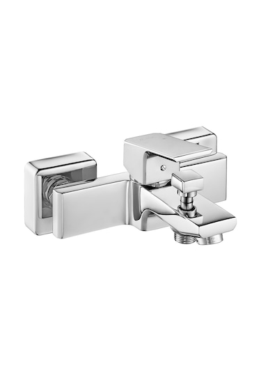 Eca Tiera Banyo Bataryası+t-may Banyo Sümbül Kare Tepe Duş Takımı Krom