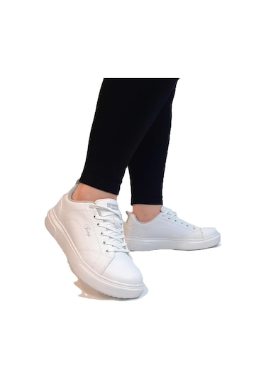 Jump 31178 Beyaz Memory Sistem Hafif Rahat Spor Ayakkabı Beyaz