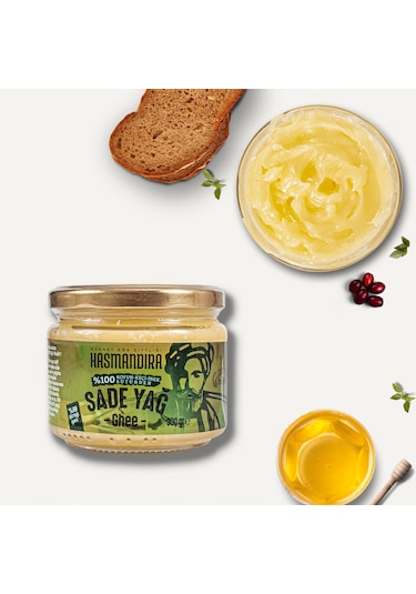 Hasmandıra Koyun Keçi İnek Sütünden Sade Yağ 300 G