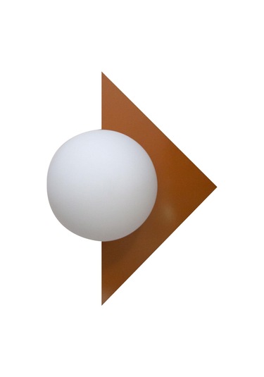 Üçgen Aplik Kahverengi