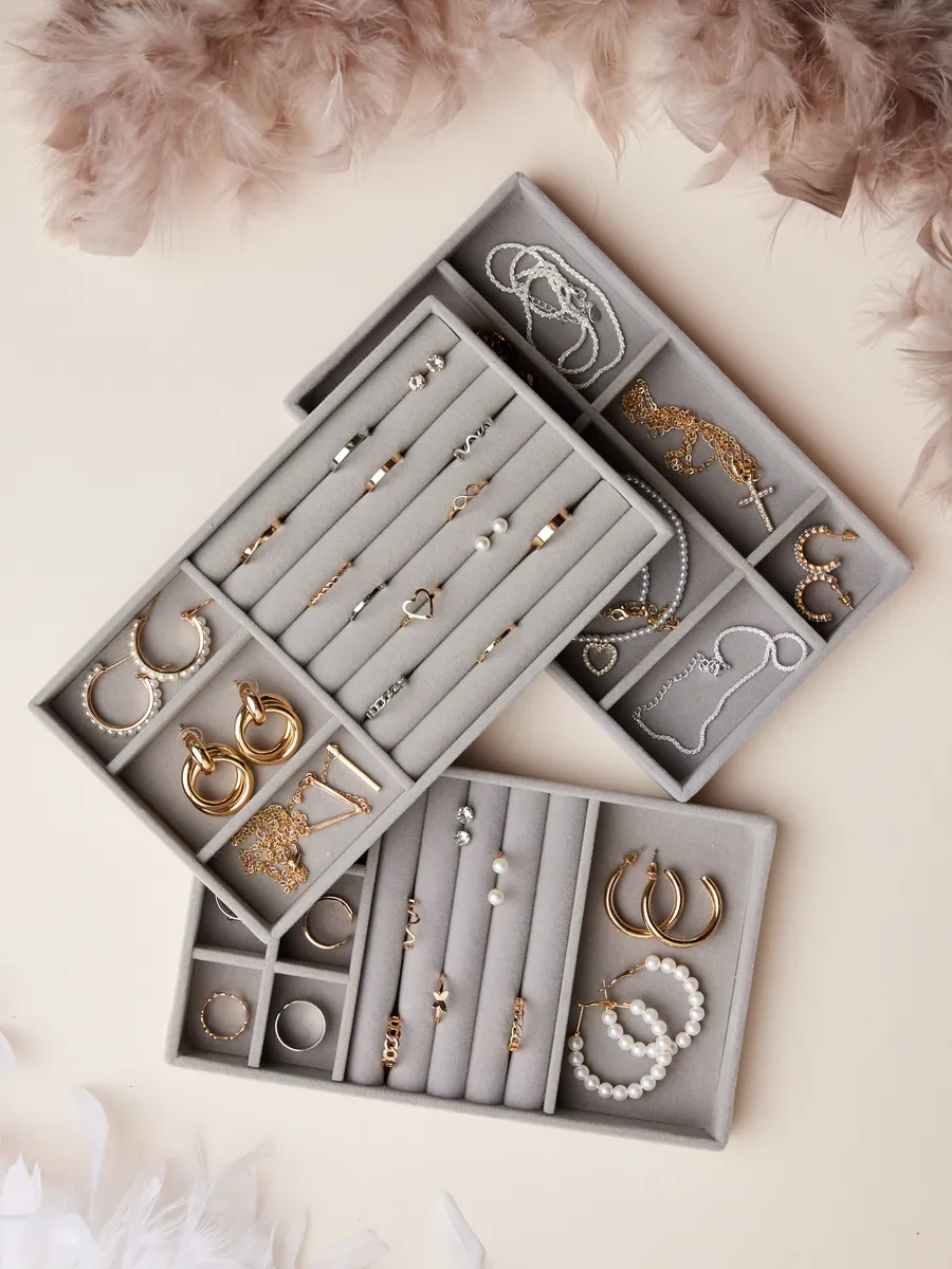 Detente Aksesuar Ve Takı Saklama Standı Organizatörü 463426809 Gri