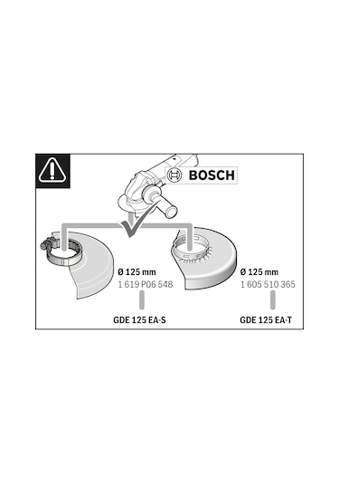 Bosch GDE 125 EA-T Klipsli Toz Çekme Aksesuarı - 1600A003DJ