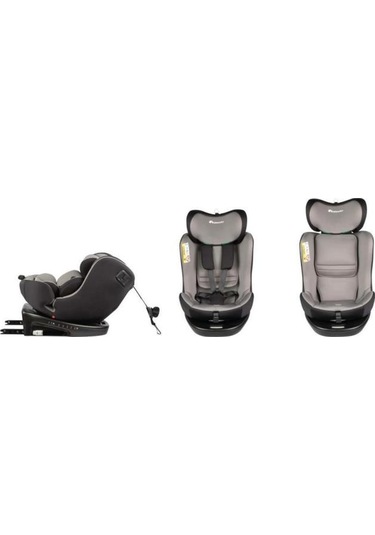 Bebeconfort Evolvefix İ-size 360 Derece Dönebilen Yatabilen İsofix'li 0-36 Kg Oto Koltuğu Grey Mist