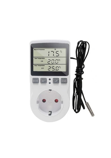 Aek-tech Prize Takılan Termostat Pratik Sıcaklık Kontrol Cihazı