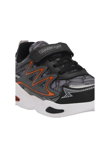 Slazenger KYRIE Çocuk Cırt Cırtlı Koyu Gri Günlük Spor Ayakkabısı