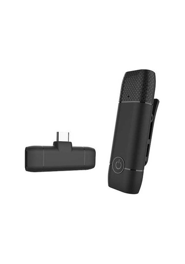 Primepickings Kahverengi Kablosuz Lavalier Mikrofon - Type-c Arayüzlü, Gürültü Azaltıcı, Tak Ve Çalıştır, Canlı Yayın Ve Kayıt İçin