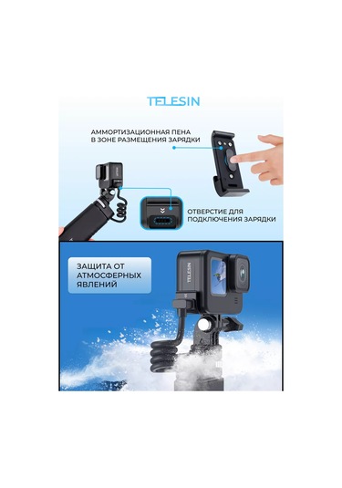 Telesin Gopro 13, 12, 11, 10, 9 İçin Yan Kapağı Yağmur Ve Kar Giderici 208366977