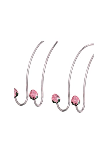 Suntek Evrensel Araba Arka Koltuk Kafalık Kancası Metal Askı Pembe 2 Parça Çok Renkli