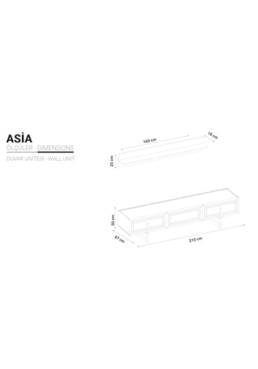 Asia Duvar Ünitesi