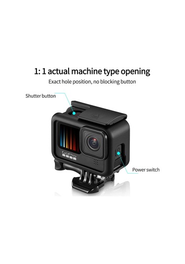 Sanger Go219 Gopro Hero 9 Black Çerçeve Frame Çok Renkli