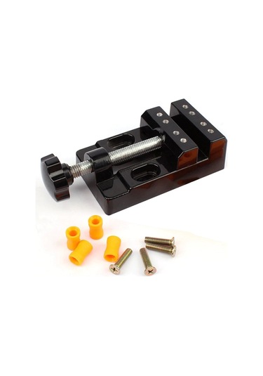 Alüminyum Gövde El Mengene Kelepçe Tezgah Mengenesi Sabitlemeli