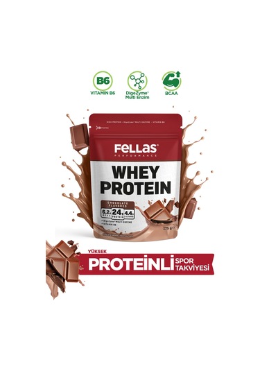 Fellas Whey Protein Tozu - Çikolata Aromalı 175 G Çikolata