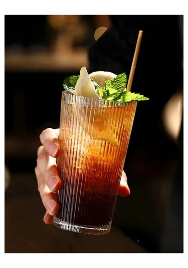 400 Ml Cam Kapaklı Ve Cam Pipetli Şeffaf Bardak Isıya Dayanıklı, Şık Ve Çok Fonksiyonlu Tasarım Cam - Şeffaf