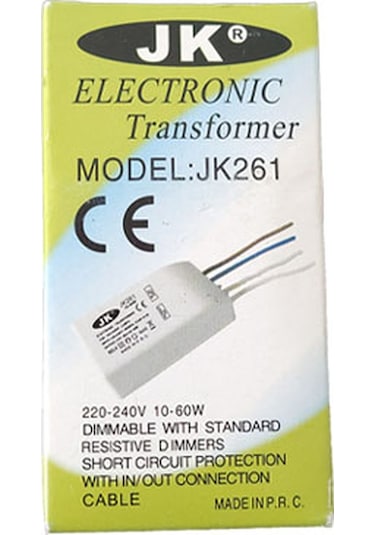 Jk Electronic Transformer Jk261 10-60w Elektronik Trafo