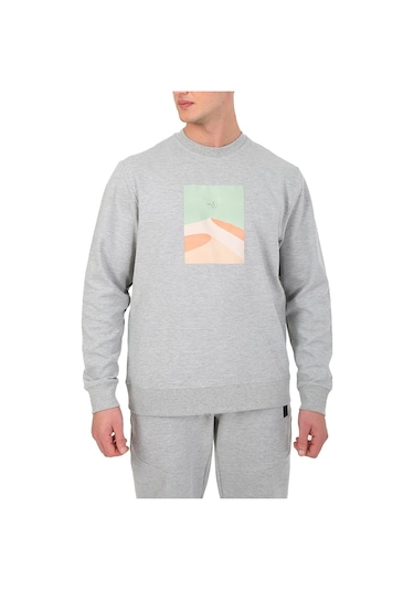 Esqudo Powder Erkek Sweatshirt ESWTP0004  Gri
