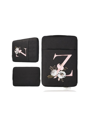Gubisi 2pembe Çiçek Z-10.1-11.6 İnc-dizüstü Bilgisayar İçin Kol Çantası 11 12 13 14 15 Inç Pembe Çiçek Baskı Evrak Ça