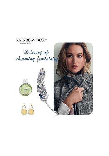 Kadınlar İçin Broşlar, Yapay Elmaslı Kristal Takılar Kadın Broşları Ve İğneleri Çok Renkli