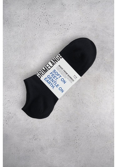 Nıklaus Bamboo Erkek Patik 3'lü Paket Siyah/beyaz/lacivert Çorap