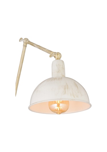 Aksu Beyaz Silme Dekoratif Tasarım Modern Retro Salon Lambader