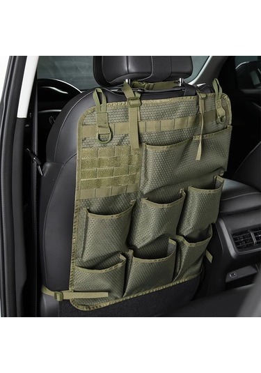 Willowhaven Siyah Molle Araç Koltuğu Düzenleyici - Katlanır Suv Kamyonet Van Bagaj