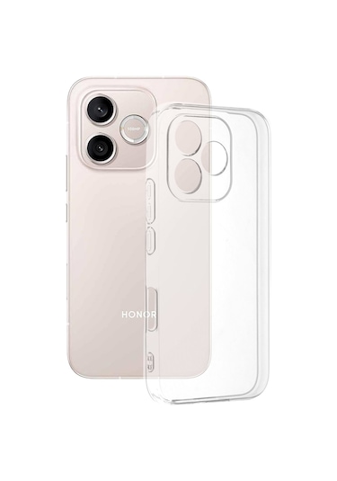 Honor 600 Lite İle Uyumlu Kılıf Şeffaf Esnek Silikon Telefon Kılıfı Kapak