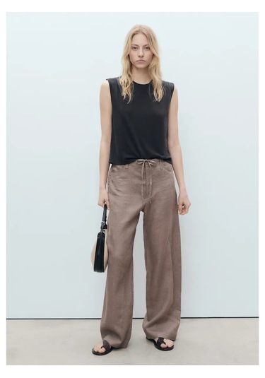 Mango Tişört 411957408 Gri