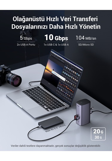 Ugreen Usb-c Çok İşlevli Bağlantı İstasyonu Pro, 90325