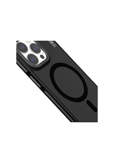 İphone 15 Pro Max Uyumlu Kılıf Magsafe Şarj Özellikli Youngkit Rock Sand Serisi Kapak