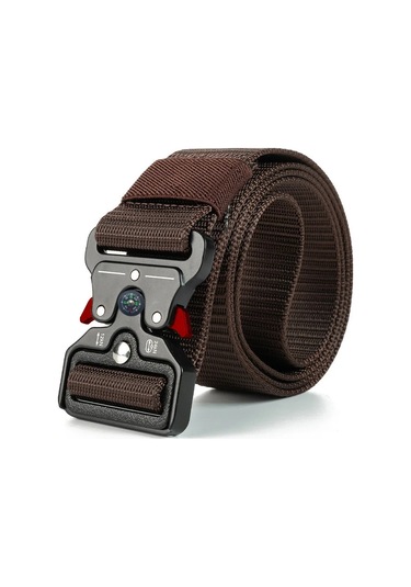 Snapbuy Erkekler İçin Taktik Pusula Kemer - Çok Fonksiyonlu Avcılık Ve Survival Aksesuarı Mor 120cm