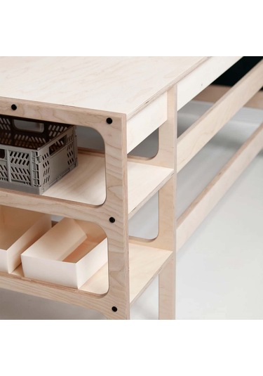 Woodesk Cadenza Ahşap Çalşma Masası, Natural Renk Cpt4634-180