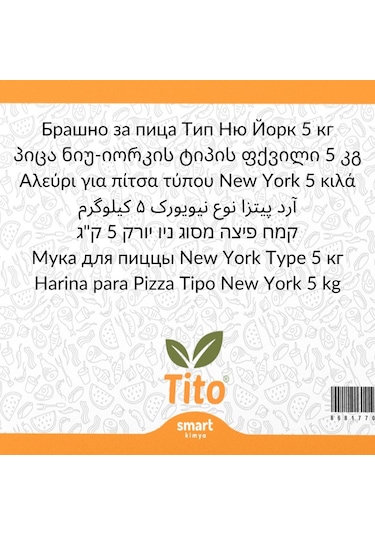 Pizza400 New York Tipi 00 Pizza Unu 5 Kg