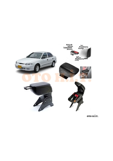 Hyundai Accent Yumurta Kasa Uyumlu Kol Dayama Ve Kolçak