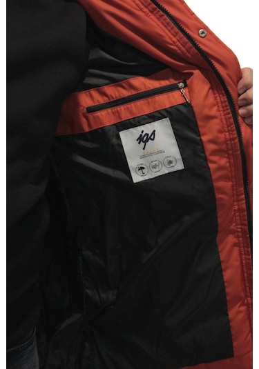İgs Erkek Kiremit Mont-10103 Turuncu