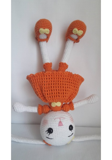 Amigurumi Turuncu Tavşan Oyuncak