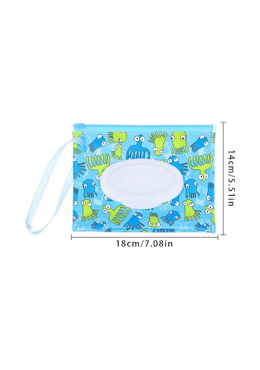 Stil 2-3-karikatür Eva Yeniden Kullanılabilir Islak Mendil Çantası Çıtçıtlı Askı Bebe Mendil Kutusu Çevre Dostu Peçetelik 46919064