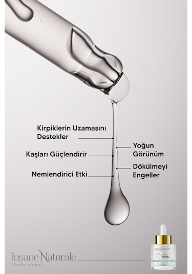 Insane Naturale Kaş Kirpik Serumu 20 ML