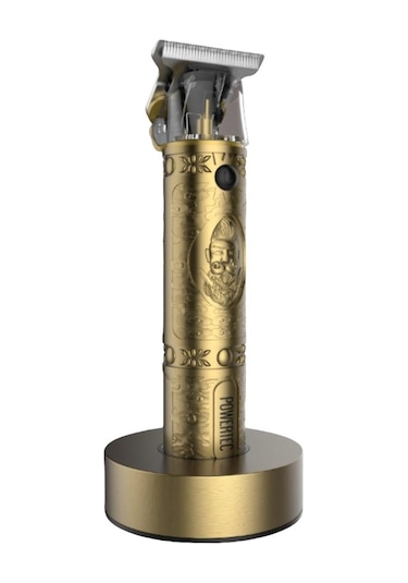 Powertec TR-1818 Sakal Ense Çizim Tıraş Makinesi Altın