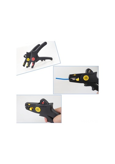 Fortunelane Dayanıklı Nilon Telli Kablo Soyucu, Otomatik Deri Soyma, 20-9awg/0.25-2.5m, D5y Modeli