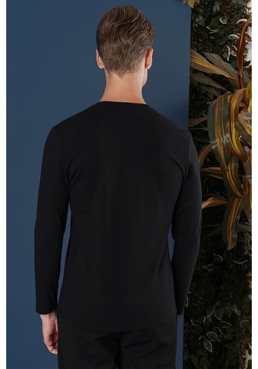 Ts 865 Siyah Spor T-shirt Siyah