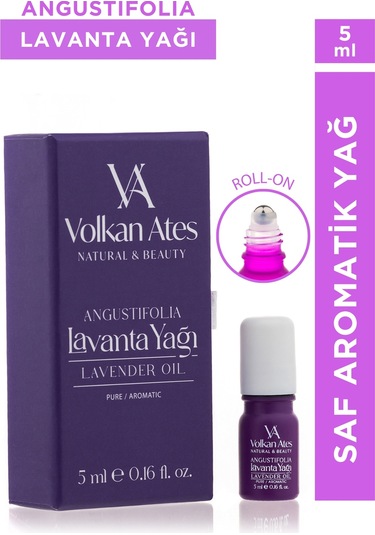 Volkan Ates Natural & Beauty Lavandula Angustifolia Saf Lavanta Yağı Roll-on 5 Ml