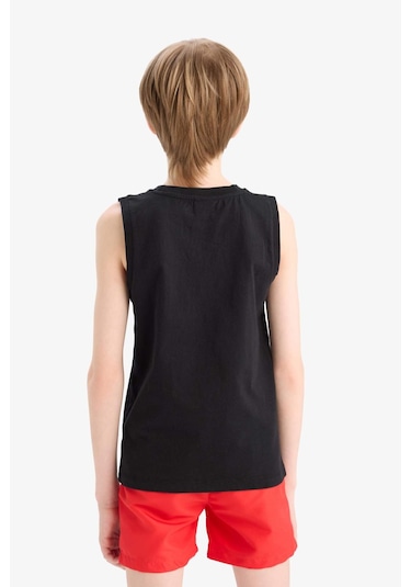 DeFacto Erkek Çocuk Bisiklet Yaka Baskılı Atlet E0192A825HSBK81