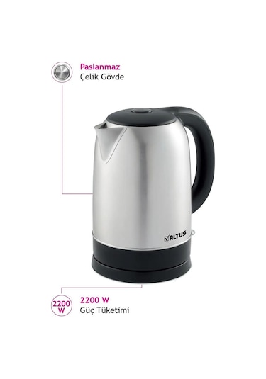 Altus AL 728 I 1.7 L Çelik Su Isıtıcı Kettle
