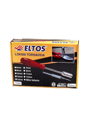 Eltos Lokma Tornavida Lokma Uçlu Tornavida 8 MM Elt 008