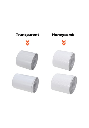 Aubyhe Sup Tahta Koruyucu Kenar Bantı 75'' - Honeycomb Desenli, Uv Ve Çiziklerden Koruma, Şeffaf, Kolay Yapıştır