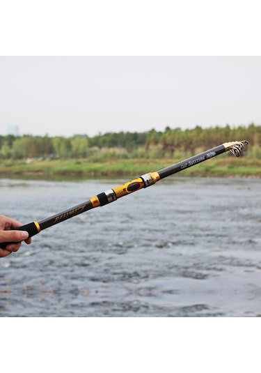 Sougayilang Oltalar Karbon 2.1-3.6 M Teleskopik Direk İplik Kutup Tatlı Su Tuzlu Su Balıkçılığı 3.0m