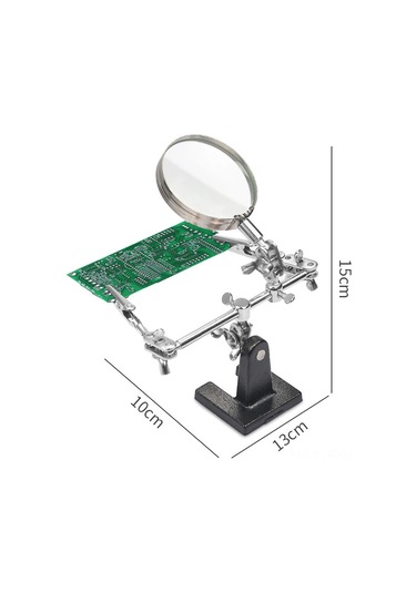 Springsun Te805 Metalik Tamir Klipsi - Telefon Ve Pcb Devre Tahtaları İçin Solda Yardımcı Cihaz, Klip Tipi Büyütec